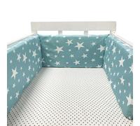 RZYW Non-Padded Single Layer Cot Bumper Alternative,Universal Bed Side Protectors Cushion, All-Round Crib Bumper Pad with Headboard Fall Protection,A16,150 * 30CM