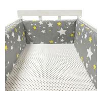 RZYW Non-Padded Single Layer Cot Bumper Alternative,Universal Bed Side Protectors Cushion, All-Round Crib Bumper Pad with Headboard Fall Protection,A01,220 * 30CM