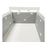 RZYW Non-Padded Single Layer Cot Bumper Alternative,Universal Bed Side Protectors Cushion, All-Round Crib Bumper Pad with Headboard Fall Protection,A15,200 * 30CM