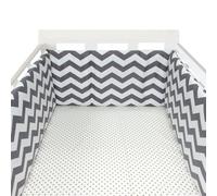 RZYW Non-Padded Single Layer Cot Bumper Alternative,Universal Bed Side Protectors Cushion, All-Round Crib Bumper Pad with Headboard Fall Protection,A07,180 * 30CM
