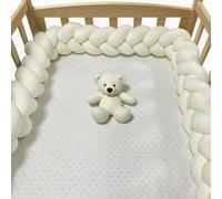 RZYW Thick Soft Breathable Cushion Side Protectors All Round Braided Protector for Room Bed Bed Guard Rail Surrounds Cushions Anti-Collision Head Knot,S9,350CM