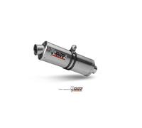 MIVV Exhaust Silencer Oval S.019.lx1 Homologated Stainless Steel for Suzuki DL V-Strom 650 2004-06