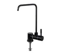 s 1/4'' Osmosis Drinking Water Filter Kitchen Stainless Steel Pure Water Faucet Direct Drinking Water Folding Kitchen Sink Faucet Black-A wwyy