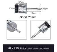 (S 1PC HEX1.25) Dental Universal Implant Torque Screwdrivers Wrench Dental Implant Restoration Tool Kit 10-70ncm