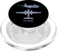 S-2 Tracker Anti-submarine Warfare ASW Aircraft Diagram PopSockets PopGrip for MagSafe