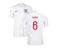 (S) 2018-2019 England Authentic Home Shirt (Moore 6)