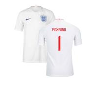(S) 2018-2019 England Authentic Home Shirt (Pickford 1)