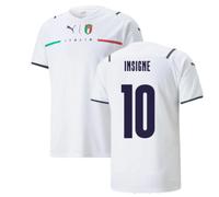 (S) 2021-2022 Italy Away Shirt (INSIGNE 10)