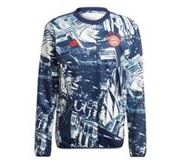 (S) 2023-2024 Bayern Munich Pre-Match Warm Up Top (Off White)