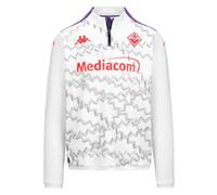 (S) 2024-2025 Fiorentina Training Sweat 1/4 Zip (White)