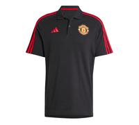 (S) 2024-2025 Man Utd DNA Polo Shirt (Black)