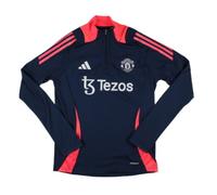 adidas Womens MUFC Manchester United Training Top Night Indigo/Bright Red S