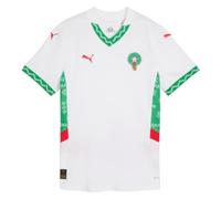 PUMA Morocco 2025 Away Jersey Women, White/Fast Green/Red, size Small