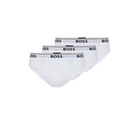 Boss Men's 3 Pack Briefs Small White