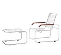 S 35 All Seasons Outdoor Armchair + Stool Thonet White - White - THONET S35 All WEISS WEISS