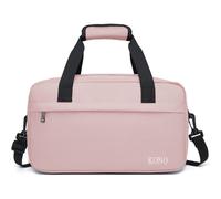 (S (35cmx 20cm x20cm)-14L) Holdall Cabin Luggage Under Seat Ryanair Flight Carry-on Bag Unisex Sports Travel Duffels Bag - Pink