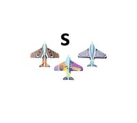 (S 3pcs plane) Large Airplane Launcher Bubble Catapult With 6 Small Plane Toy Funny Airplane