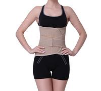 S-3XL 33cm Widen Waist Trainer Corrector Adjustable Waist Back Belt Brace Lumbar Decompression