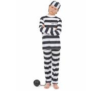 (S 4-6 years (110-120 cm)) Child's prisoner costume