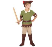 (S 4-6 years (110-120 cm)) Woodland man costume for boys