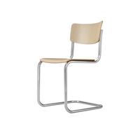 S 43 Cantilever Dining Chair Chrome/ Beech