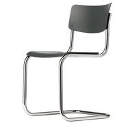 S 43 Tubular steel classic cantilever Thonet Black - Chrome
