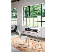 S 43 Tubular steel classic cantilever Thonet Natural beech - Chrome