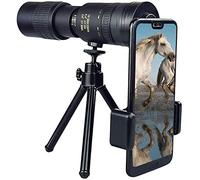 s 4K 10-300X40mm Telephoto Zoom with Smartphone Adapter Tripod Waterproof for Adult Bird Watching Outdoor Travel Sightseeing