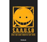 S.A.A.U.S.O Notebook: Diary, Matte Finish Cover, Planner, Journal, 6x9 120 Pages, Lined College Ruled Paper