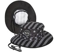 S A SA Company Bucket Hat UV 50+ for Adults, Blackout American Flag, One size