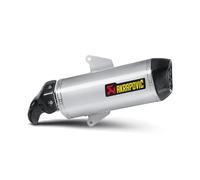 Akrapovic Slip-on Line Gilera Gp 800/srv 850 S-a8so2-hwss Not Homologated Slip On Muffler Black,Silver Homologated