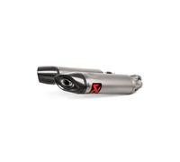 Akrapovic Slip-on Line Aprilia Shiver 900 17-19 S-a9so1-hdt/1 Homologated Muffler Black,Silver Homologated