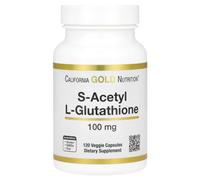 S-Acetyl L-Glutathione, 100 mg, 120 Veggie Capsules, California Gold Nutrition