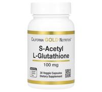 S-Acetyl L-Glutathione, 100 mg, 30 Veggie Capsules, California Gold Nutrition