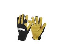 (S) Anti-Vibration Gloves Leather Gel Padded