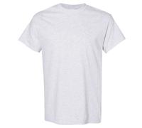 Gildan Men's Heavy Cotton Short-Sleeved T-Shirt in Grey | Size: Small Gildan Grey S