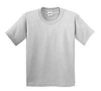 (S, Ash Grey) Gildan Youth Unisex Heavy Cotton T-Shirt