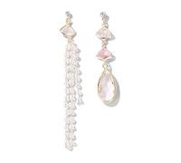 s,Asymmetric Fan-shaped Water Drop Tassel EarringFor Women