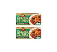 S&B Golden Curry Medium Hot 220g (Pack of 2) - Authentic Japanese Curry Sauce Mix In Block, Rich & Aromatic, Easy to Cook, Perfect for Bold & Flavorful Meals!