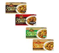 S&B Golden Curry Sauce Mix 220g (Set of 4 Flavours)