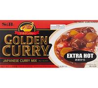 S&B Golden Curry Sauce Mix Extra Hot 12 Servings 220g
