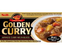 S&B Golden Curry Sauce Mix Hot 220g