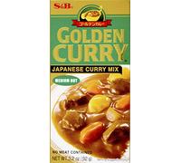 S&B Golden Curry Sauce Mix - Medium Hot (Green) 92g