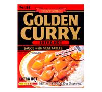 S&B Golden Curry Sauce Wth Vegetables Extra Hot 230 G