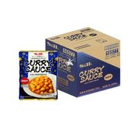 S&B Japanese Style Hot Vegetable Curry Sauce, Meat-Free Retort Heating Pouches, 210g Each Pouch, Wholesale Box Containing 10 Single Portions