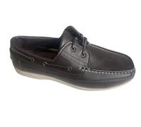 S&B Men's Classic Boat Shoes Casual Deck Loafers with Lace-Up Fastening - Comfortable & Stylish Slip-On Driving Shoes Brown