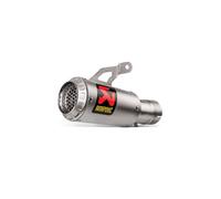 Akrapovic Slip-On Line Titanium Rear Silencer, silver