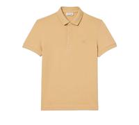 (S, Beige) Lacoste Mens Paris Piqué Stretch Regular Polo Shirt