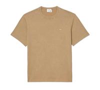 Lacoste Unisex Adult Heavy Cotton T-Shirt - Beige - S - Beige - 100% Cotton