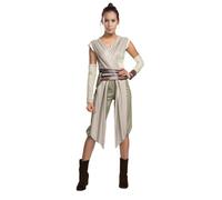 (S, Beige) Star Wars Womens/Ladies Deluxe Rey Costume